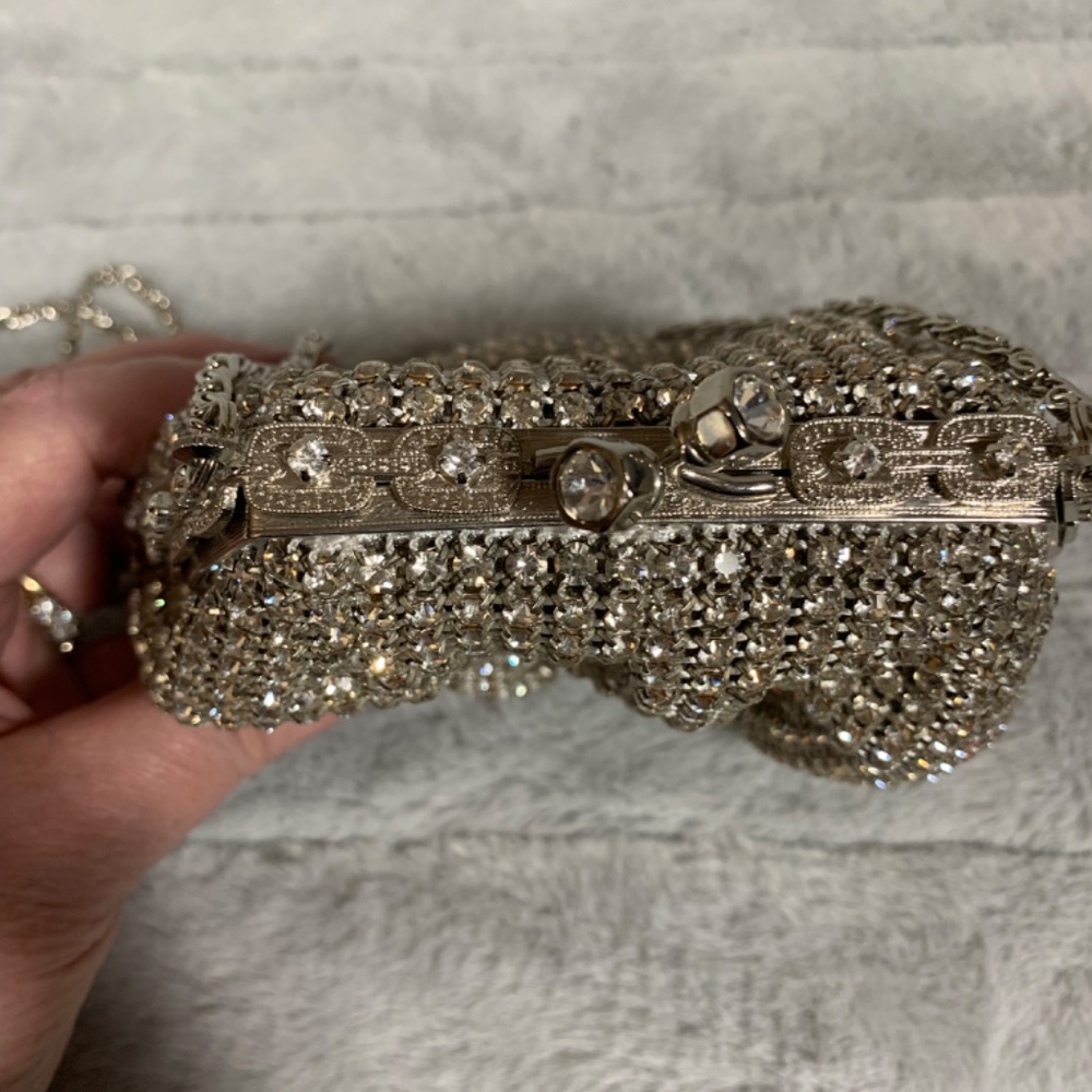 Rhinestone evening bag - Picture 3 of 6